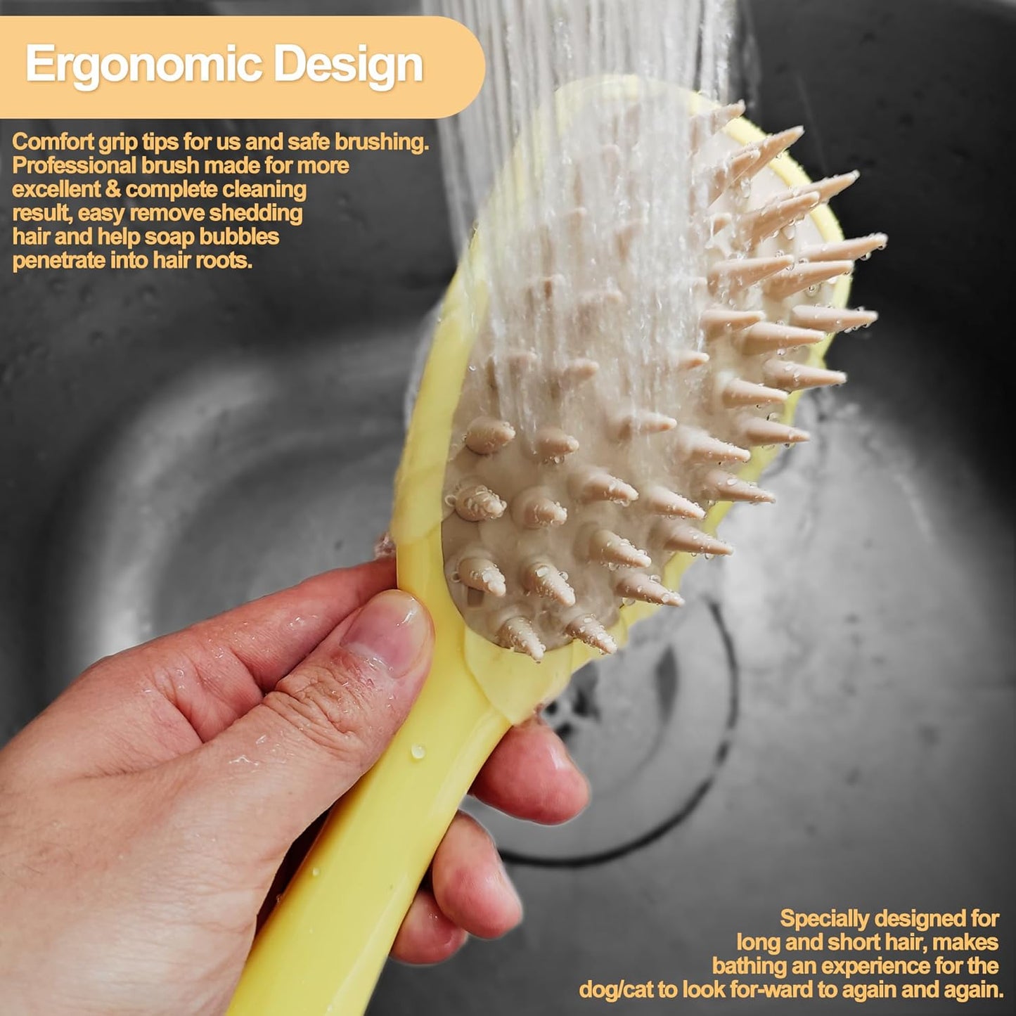 Pet Silicone Brush