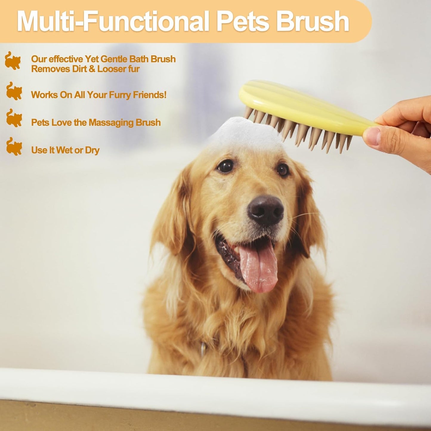 Pet Silicone Brush