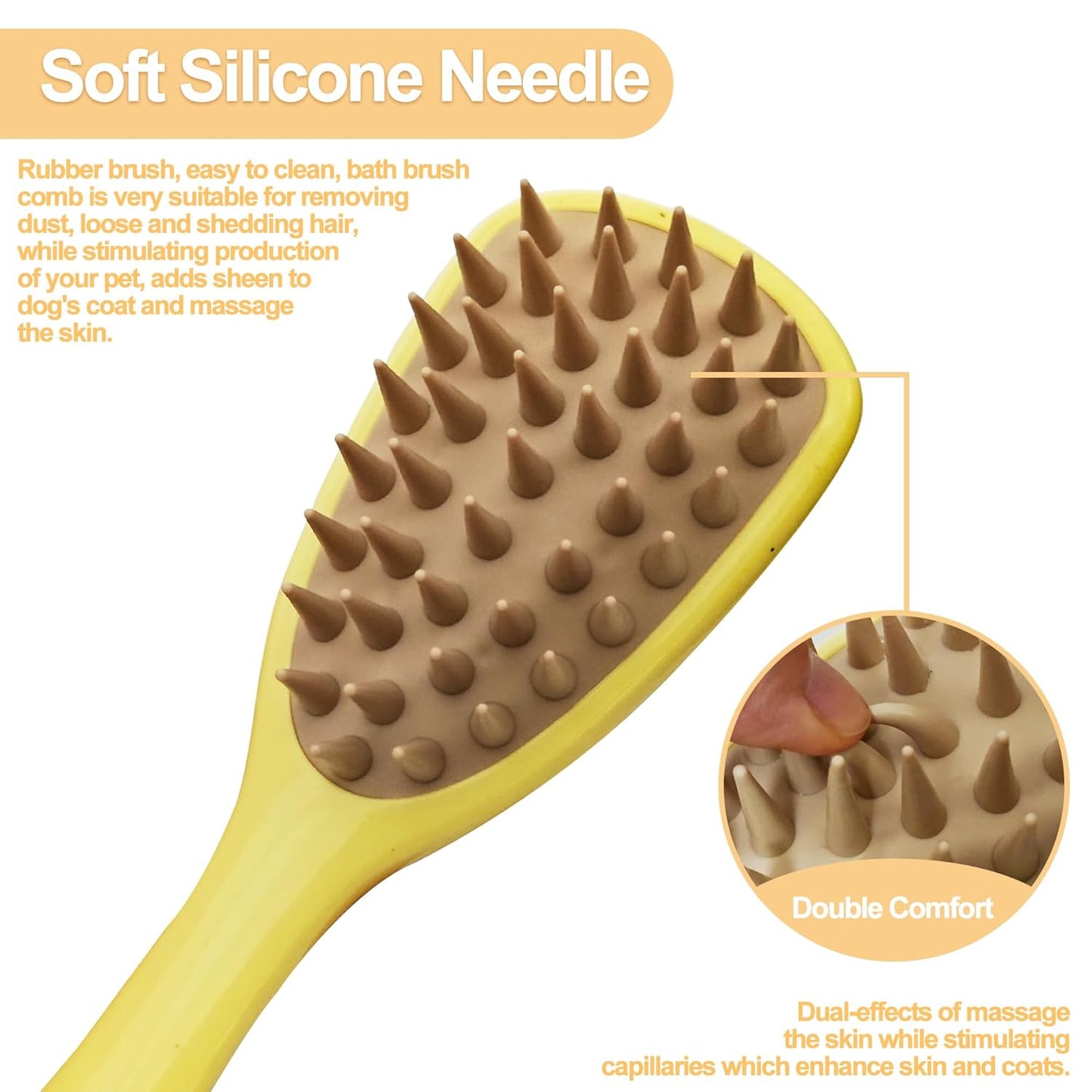 Pet Silicone Brush